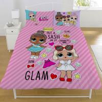 LOL Surprise Glam Reversible Double Duvet Cover Bedding Set Extra Image 1 Preview